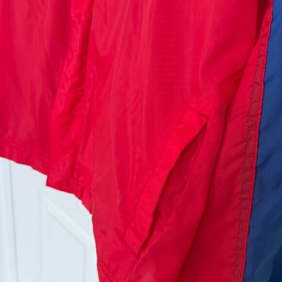 VINTAGE 80s Adidas Windbreaker Lightweight Jacket Mens Colorblock Full Zip - Picture 7 of 7